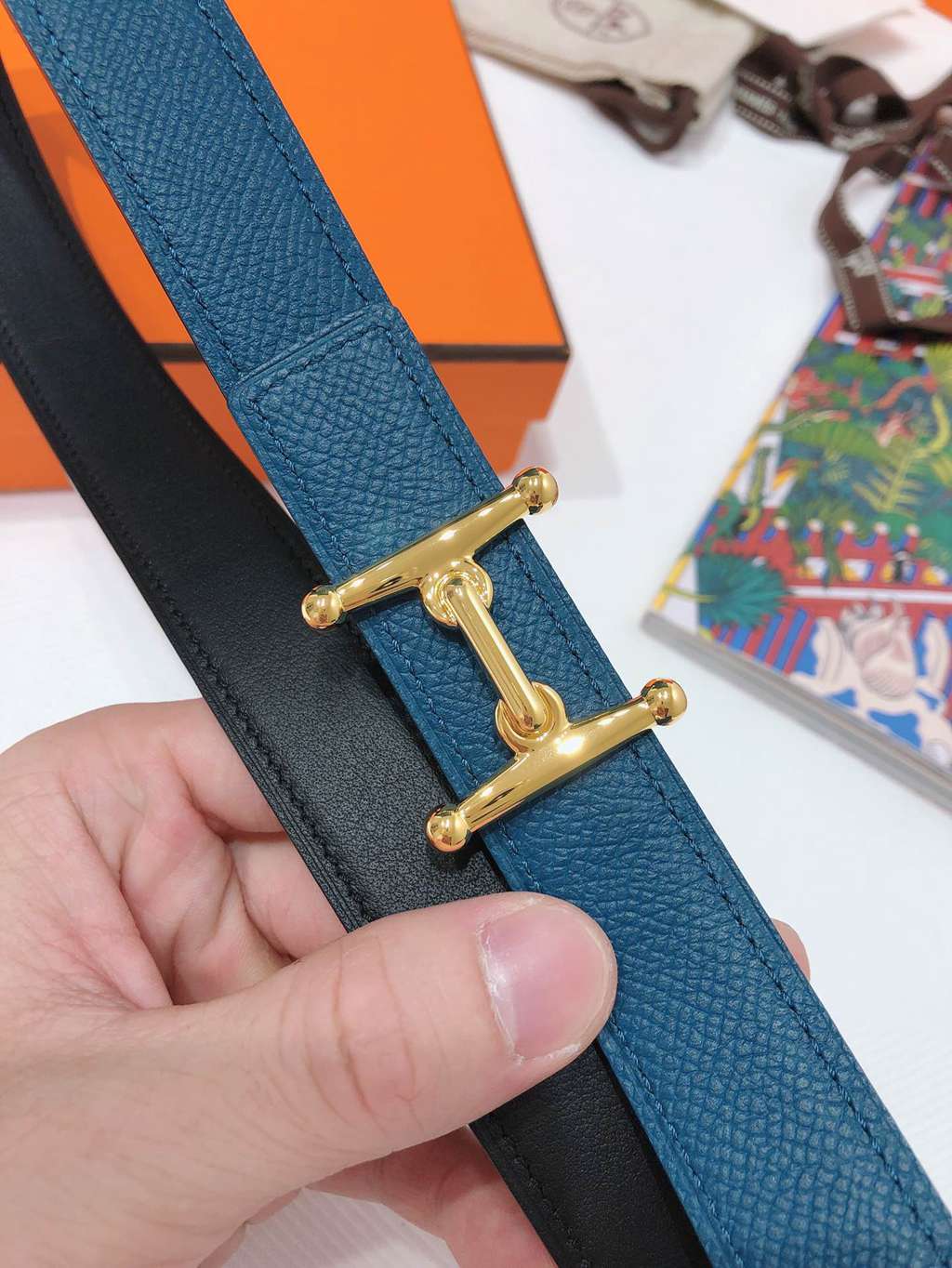 H**mes belts 24mm